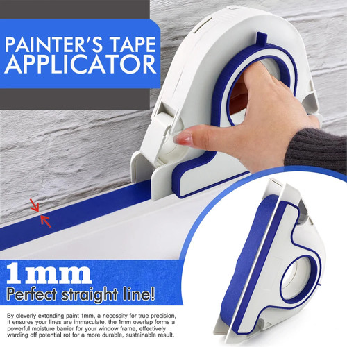 Masking tape applicator - applicator, with